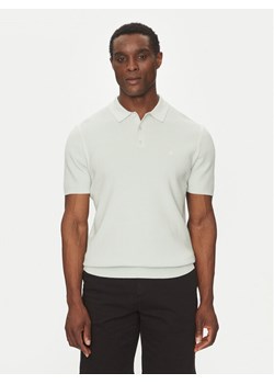 Calvin Klein Polo Micro Waffle Polo S/S K10K114465 Écru Regular Fit - id: 0000304662966 - marki Calvin Klein - 182757098 Calvin Klein Polo Micro Waffle Polo S/S K10K114465 Écru Regular Fit ze sklepu MODIVO w kategorii T-shirty męskie - zdjęcie 182757098