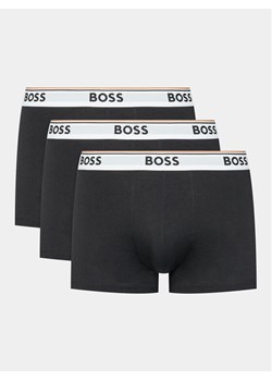 Boss Komplet 3 par bokserek Power 50475274 Czarny ze sklepu MODIVO w kategorii Majtki męskie - zdjęcie 182757105