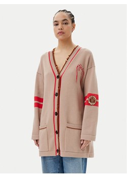 PINKO Kardigan Borghese 104620 Brązowy Relaxed Fit ze sklepu MODIVO w kategorii Swetry damskie - zdjęcie 182757195