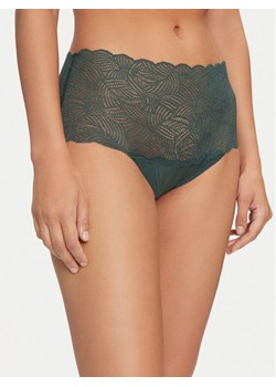 Chantelle Figi klasyczne z wysokim stanem Soft Stretch C11G80 Zielony ze sklepu MODIVO w kategorii Majtki damskie - zdjęcie 182757205