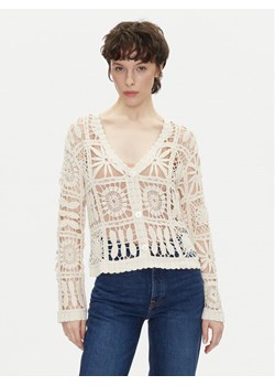 Pepe Jeans Kardigan Olympia PL702273 Beżowy Regular Fit ze sklepu MODIVO w kategorii Swetry damskie - zdjęcie 182757226