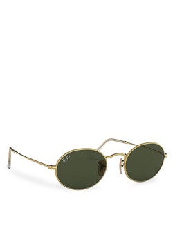 Ray-Ban Okulary przeciwsłoneczne 0RB3547 001/31 Złoty ze sklepu MODIVO w kategorii Okulary przeciwsłoneczne damskie - zdjęcie 182757269