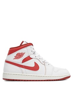 Nike Sneakersy Air Jordan 1 Mid Se FJ3458 160 Biały ze sklepu MODIVO w kategorii Buty sportowe męskie - zdjęcie 182757335