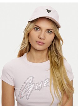 Guess Czapka z daszkiem W4BZ36 WGJP2 Różowy ze sklepu MODIVO w kategorii Czapki z daszkiem damskie - zdjęcie 182757489