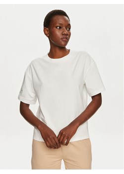 Hugo T-Shirt 50490593 Beżowy Relaxed Fit ze sklepu MODIVO w kategorii Bluzki damskie - zdjęcie 182757508
