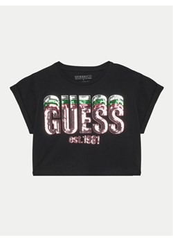 Guess T-Shirt J5RI10 K8HM4 Czarny Regular Fit ze sklepu MODIVO w kategorii T-shirty chłopięce - zdjęcie 182757538
