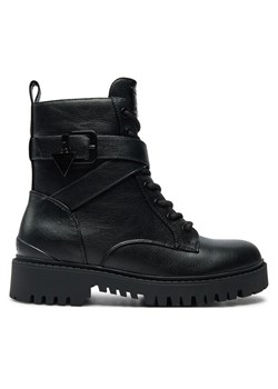 Guess Trapery Olsy FLFOLS ELE10 Czarny ze sklepu MODIVO w kategorii Workery damskie - zdjęcie 182757587