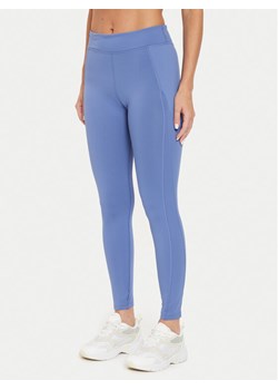 Reebok Legginsy Lux Contour Tight 100076337 Niebieski Slim Fit ze sklepu MODIVO w kategorii Spodnie damskie - zdjęcie 182757595