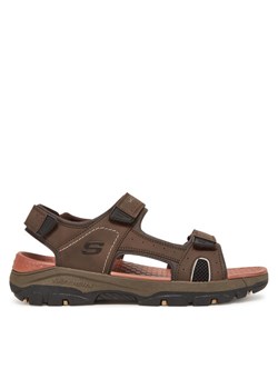 Skechers Sandały Tresmen-Hirano 204106/CHOC Brązowy ze sklepu MODIVO w kategorii Sandały męskie - zdjęcie 182757736
