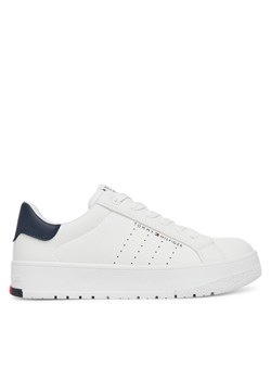 Tommy Hilfiger Sneakersy Low Cut Lace-Up Sneaker T3X9-33856-1355 S Biały ze sklepu MODIVO w kategorii Buty sportowe dziecięce - zdjęcie 182757766