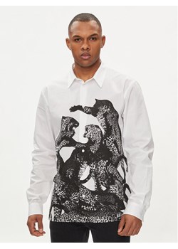 Just Cavalli Koszula 76OAL2S2 Biały Regular Fit ze sklepu MODIVO w kategorii Koszule męskie - zdjęcie 182757777