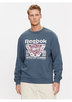 Reebok Bluza Basketball IL2005 Niebieski Regular Fit ze sklepu MODIVO w kategorii Bluzy męskie - zdjęcie 182758009