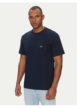 Lacoste T-Shirt TH2827 Granatowy Regular Fit ze sklepu MODIVO w kategorii T-shirty męskie - zdjęcie 182758018