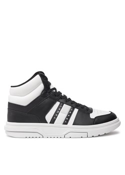 Tommy Jeans Sneakersy The Brooklyn Mix Mat Mid EM0EM01458 Czarny ze sklepu MODIVO w kategorii Buty sportowe męskie - zdjęcie 182758027