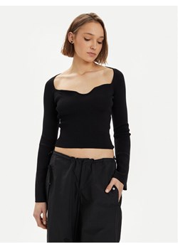 Gina Tricot Bluzka 20657 Czarny Slim Fit ze sklepu MODIVO w kategorii Bluzki damskie - zdjęcie 182758038