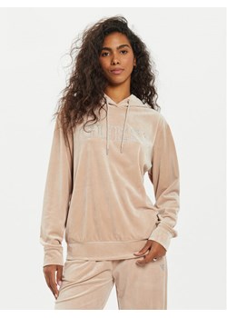 Guess Bluza V4RQ25 KBXI2 Beżowy Regular Fit ze sklepu MODIVO w kategorii Bluzy damskie - zdjęcie 182758058
