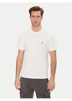 C.P. Company T-Shirt 18CMTS030A005100W Biały Regular Fit ze sklepu MODIVO w kategorii T-shirty męskie - zdjęcie 182758125