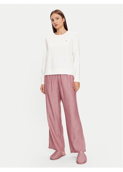 Tommy Hilfiger Piżama UW0UW04853 Czerwony Regular Fit ze sklepu MODIVO w kategorii Piżamy damskie - zdjęcie 182758135