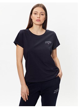 Tommy Hilfiger T-Shirt UW0UW04525 Granatowy Relaxed Fit ze sklepu MODIVO w kategorii Bluzki damskie - zdjęcie 182758176