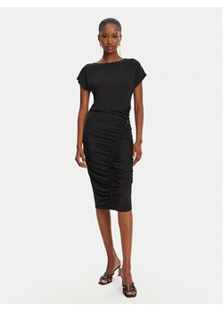 Patrizia Pepe Sukienka codzienna 2A2871/J294-K103 Czarny Regular Fit ze sklepu MODIVO w kategorii Sukienki - zdjęcie 182758295