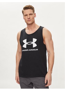 Under Armour Tank top Ua Sportstyle Logo Tank 1382883-001 Czarny Loose Fit ze sklepu MODIVO w kategorii T-shirty męskie - zdjęcie 182758359