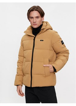 Calvin Klein Kurtka zimowa Crinkle K10K110336 Khaki Regular Fit ze sklepu MODIVO w kategorii Kurtki męskie - zdjęcie 182758528
