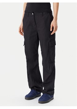 Tommy Jeans Spodnie materiałowe DW0DW20350 Czarny Relaxed Fit ze sklepu MODIVO w kategorii Spodnie damskie - zdjęcie 182758668