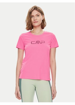 CMP Koszulka techniczna 39T5676P Różowy Regular Fit ze sklepu MODIVO w kategorii Bluzki damskie - zdjęcie 182758755
