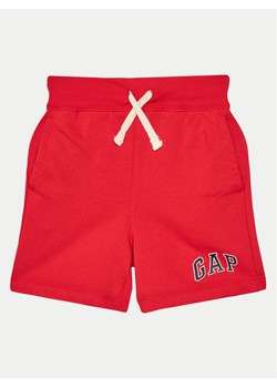 Gap Szorty sportowe 540847-03 Czerwony Regular Fit ze sklepu MODIVO w kategorii Spodenki chłopięce - zdjęcie 182758758