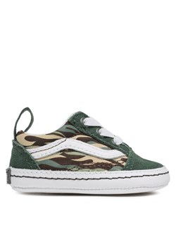 Vans Tenisówki In Old Skool Crib VN0A3U8KBGK1 Zielony ze sklepu MODIVO w kategorii Trampki dziecięce - zdjęcie 182758799