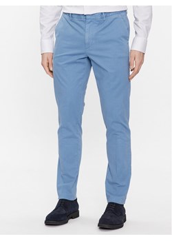 Boss Chinosy Kaito1 50487966 Niebieski Slim Fit ze sklepu MODIVO w kategorii Spodnie męskie - zdjęcie 182758829