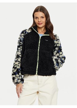 Roxy Polar Waves Of Warmth ERJPF03186 Czarny Loose Fit ze sklepu MODIVO w kategorii Bluzy damskie - zdjęcie 182758868