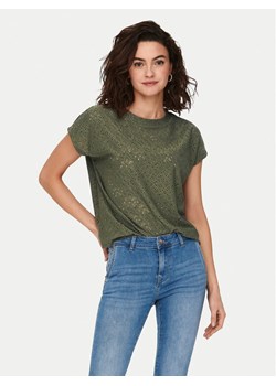 ONLY Bluzka Smilla 15231005 Zielony Regular Fit ze sklepu MODIVO w kategorii Bluzki damskie - zdjęcie 182758878
