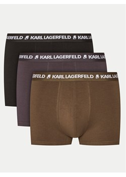 KARL LAGERFELD Komplet 3 par bokserek 235M2109 Czarny ze sklepu MODIVO w kategorii Majtki męskie - zdjęcie 182758926