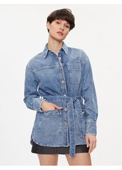 Pepe Jeans Kurtka jeansowa Mandy PL402393 Niebieski Regular Fit ze sklepu MODIVO w kategorii Kurtki damskie - zdjęcie 182758948
