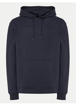 Guess Bluza Z4YQ12 KAIJ1 Granatowy Regular Fit ze sklepu MODIVO w kategorii Bluzy męskie - zdjęcie 182758965