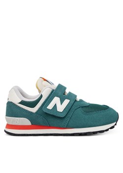 New Balance Sneakersy PV574VPG Zielony ze sklepu MODIVO w kategorii Buty sportowe dziecięce - zdjęcie 182758986