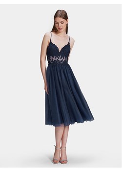 Swing Sukienka koktajlowa 5AH014HK Granatowy Slim Fit ze sklepu MODIVO w kategorii Sukienki - zdjęcie 182759069