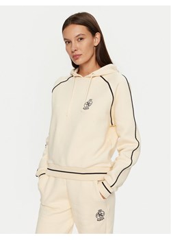 Guess Bluza V4BQ05 KCHU1 Beżowy Regular Fit ze sklepu MODIVO w kategorii Bluzy damskie - zdjęcie 182759089