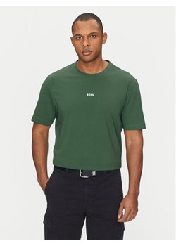 BOSS T-Shirt Tchup 50473278 Zielony Relaxed Fit ze sklepu MODIVO w kategorii T-shirty męskie - zdjęcie 182759125