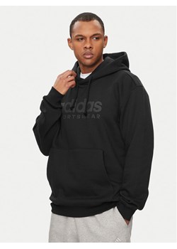 adidas Bluza All Szn Fleece Graphic IW1202 Czarny Loose Fit ze sklepu MODIVO w kategorii Bluzy męskie - zdjęcie 182759235