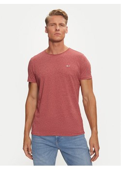 Tommy Jeans T-Shirt Jaspe DM0DM09586 Czerwony Slim Fit ze sklepu MODIVO w kategorii T-shirty męskie - zdjęcie 182759245