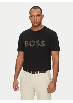 BOSS T-Shirt TL Logo 50535170 Czarny Regular Fit ze sklepu MODIVO w kategorii T-shirty męskie - zdjęcie 182759279