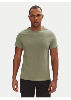 Tommy Jeans T-Shirt DM0DM04411 Zielony Slim Fit ze sklepu MODIVO w kategorii T-shirty męskie - zdjęcie 182759286