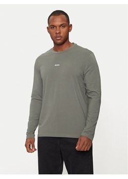 Boss Longsleeve Tchark 50473286 Szary Regular Fit ze sklepu MODIVO w kategorii T-shirty męskie - zdjęcie 182759497