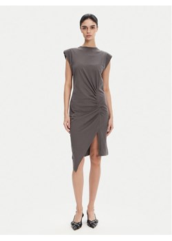 PINKO Sukienka codzienna 104614 A2HE Szary Regular Fit ze sklepu MODIVO w kategorii Sukienki - zdjęcie 182759588