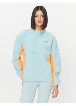 Columbia Polar Trek™ Hybrid Sherpa 1/2 Zip Zielony Regular Fit ze sklepu MODIVO w kategorii Bluzy damskie - zdjęcie 182759615