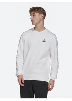 adidas Bluza Essentials H12220 Biały Regular Fit ze sklepu MODIVO w kategorii Bluzy męskie - zdjęcie 182759628