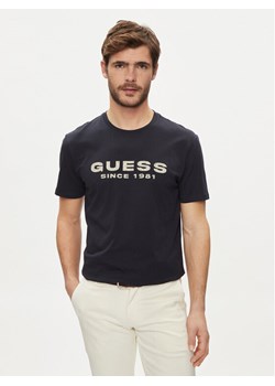 Guess T-Shirt M4GI61 J1314 Niebieski Slim Fit ze sklepu MODIVO w kategorii T-shirty męskie - zdjęcie 182759666