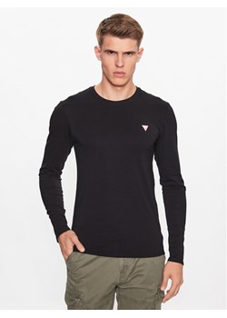 Guess Longsleeve M2YI28 J1314 Czarny Slim Fit ze sklepu MODIVO w kategorii T-shirty męskie - zdjęcie 182759737